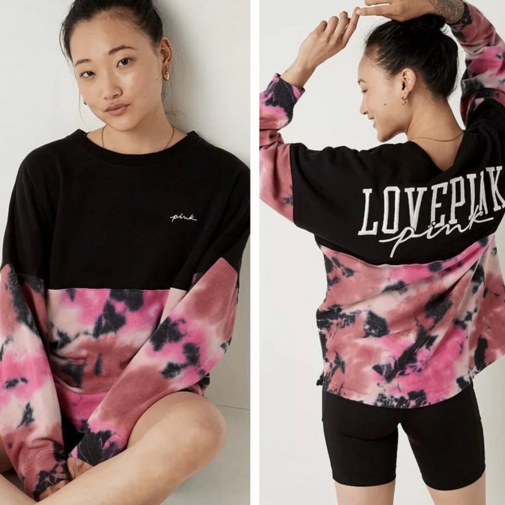 PINK Victoria's Secret Black Sweatshirt